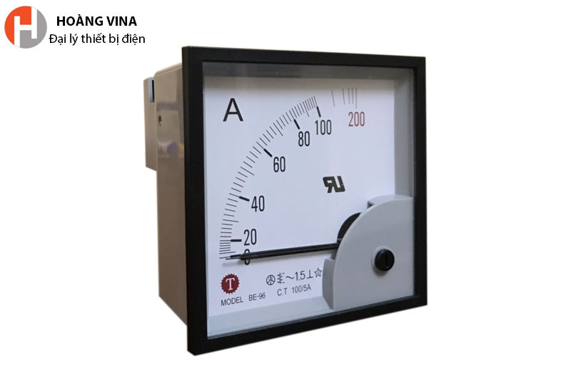 Đồng hồ đo dòng điện hiển thị giá trị Ampe và miliAmpe