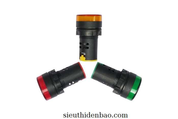 Đèn báo pha 380V với thiết kế nhỏ gọn