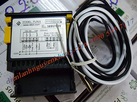 Giao diện và các nút điều khiển của bộ điều khiển nhiệt PRL05