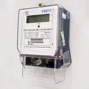 Đồng hồ điện tử Vinasino VSE11-S-5/50A 1 pha, công nghệ đo lường hiện đại, có kiểm định.