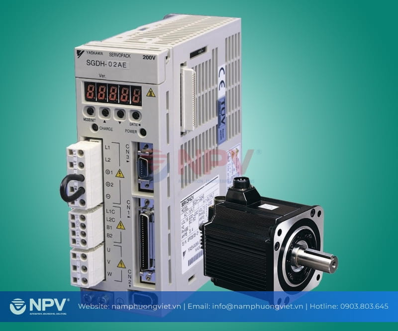 Sơ đồ nguyên lý hoạt động của bộ điều khiển Servo trong hệ thống