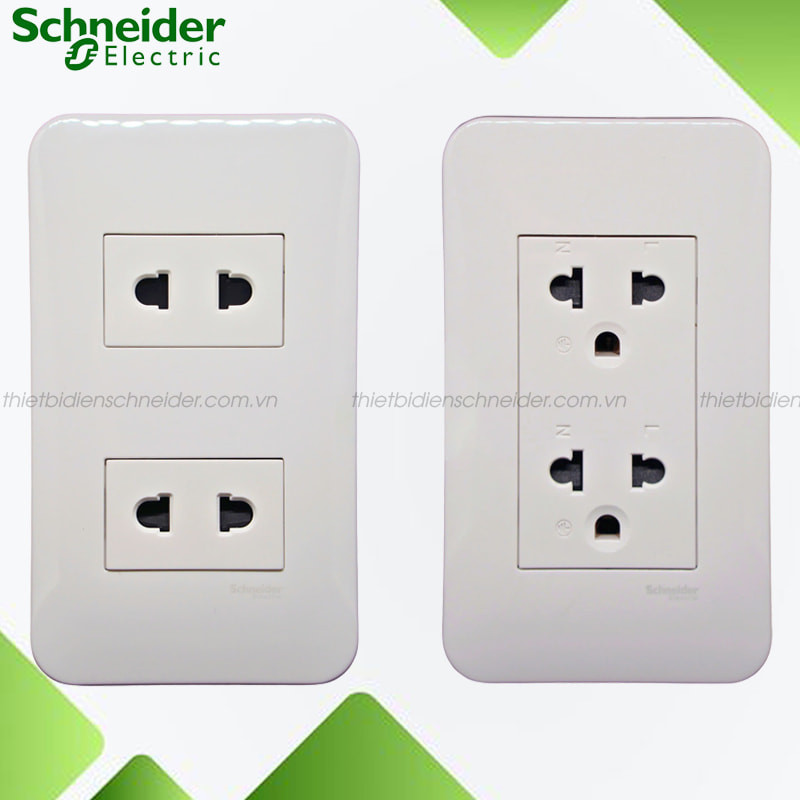 Ổ cắm Schneider S-Flexi 3 chấu thiết kế linh hoạt