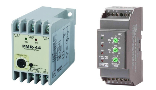 Thiết bị rơ le bảo vệ mất pha 3 pha, tích hợp chức năng chống quá áp, thấp áp và ngược pha, đảm bảo an toàn cho hệ thống điện công nghiệp