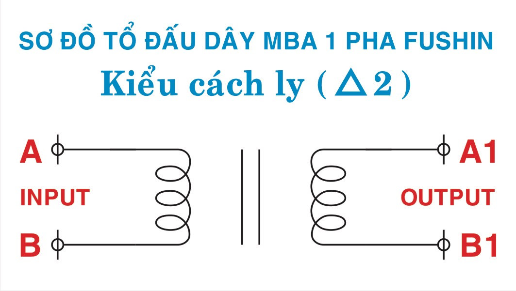 Sơ đồ nguyên lý hoạt động của biến áp cách ly 1 pha 220V