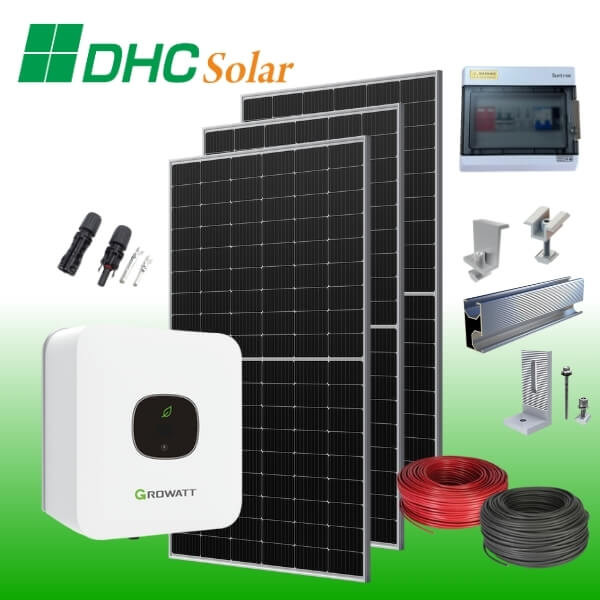 Thiết bị tự lắp điện mặt trời 3kW trọn gói