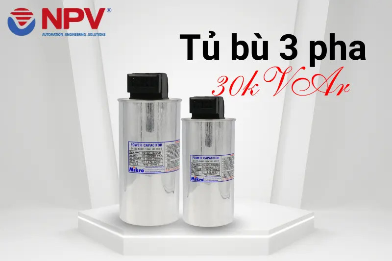 Tụ bù ba pha 30kVAr - 440V