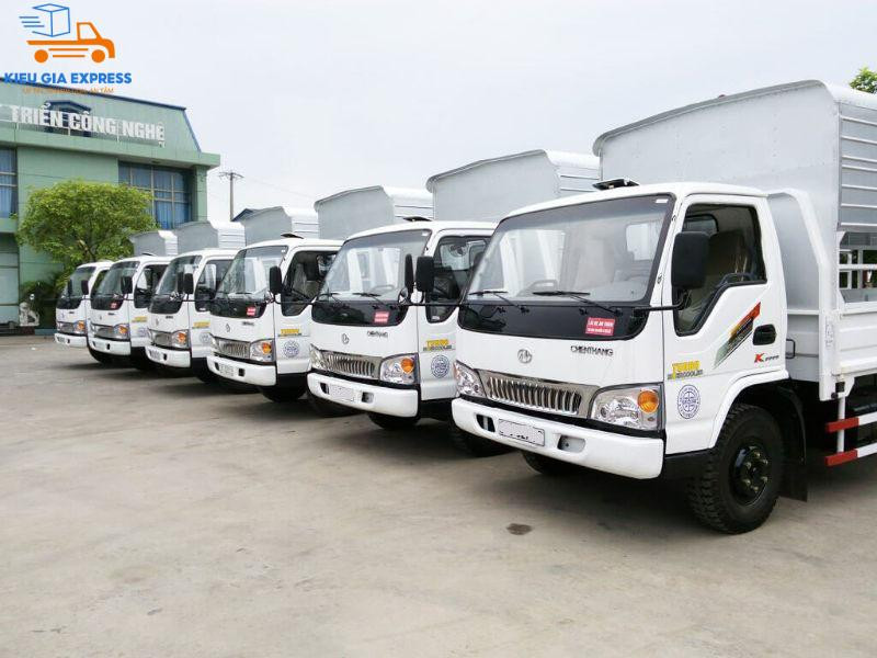 Đội xe chuyên dụng của Kiểu Gia Express cho dịch vụ chuyển phát nhanh liên tỉnh