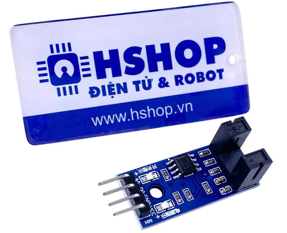 Hình ảnh thực tế cảm biến tốc độ Encoder V1 gắn trên động cơ