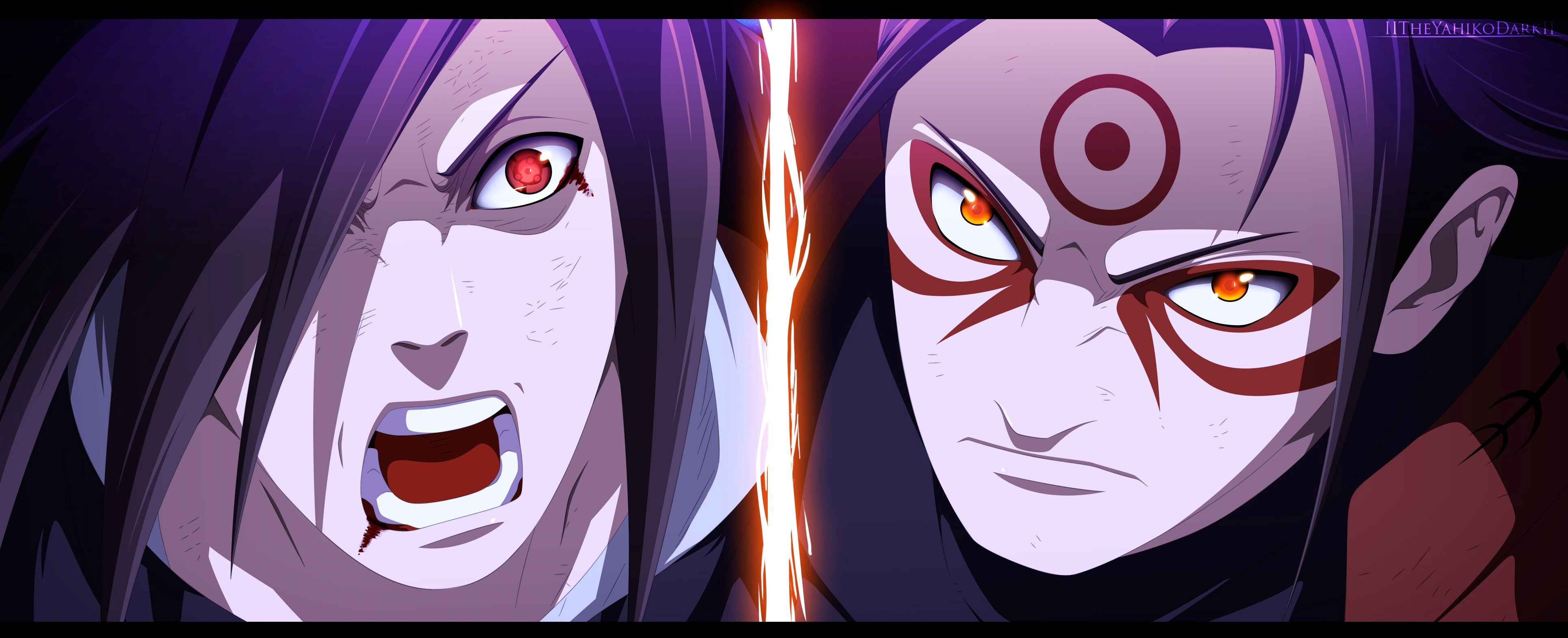 Naruto và Sasuke trong trận chiến nhẫn giả đầy cảm xúc