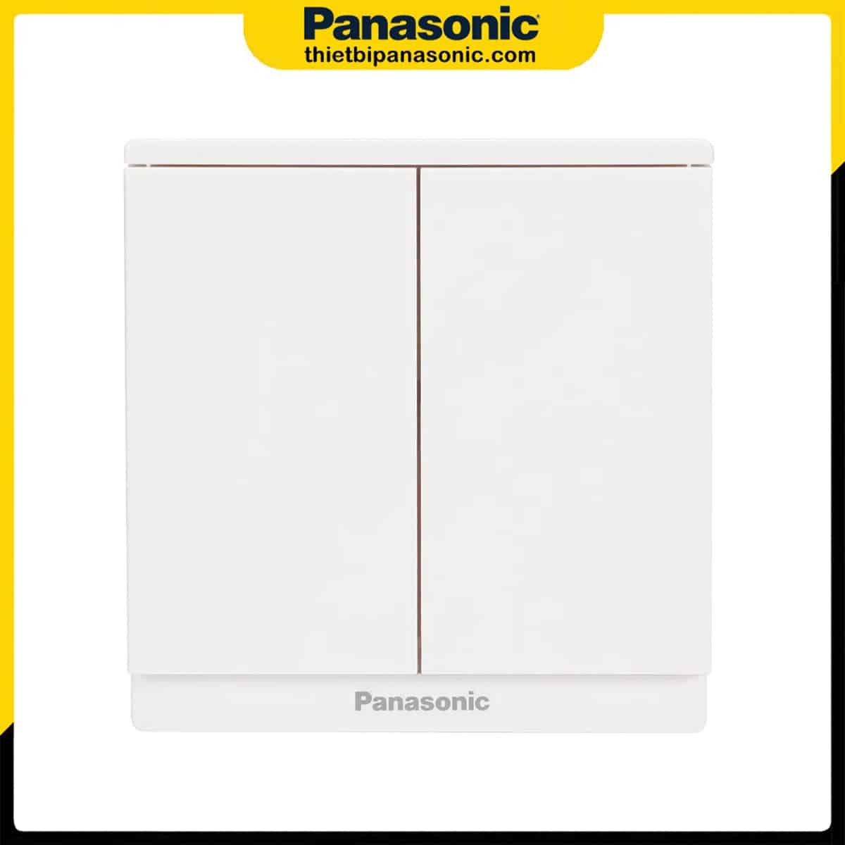 Hình ảnh công tắc đảo chiều Panasonic Moderva màu trắng không có đèn báo