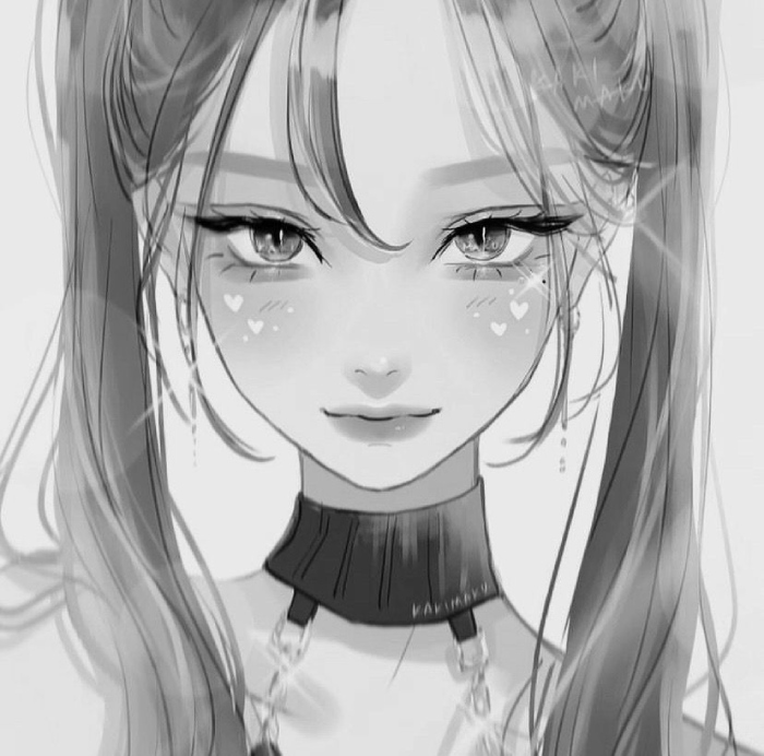 Hinh-anh-anime-den-trang-sieu-cute-2