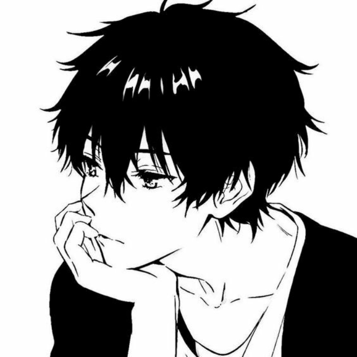 Hinh-avatar-anime-den-trang-don-gian-2