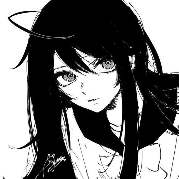 Hinh-avatar-anime-den-trang-don-gian-4