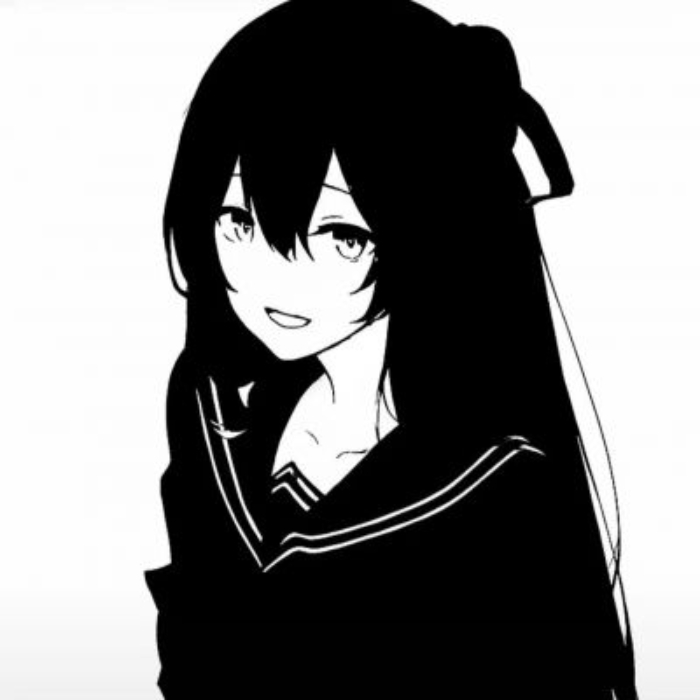 Hinh-avatar-anime-den-trang-don-gian-5