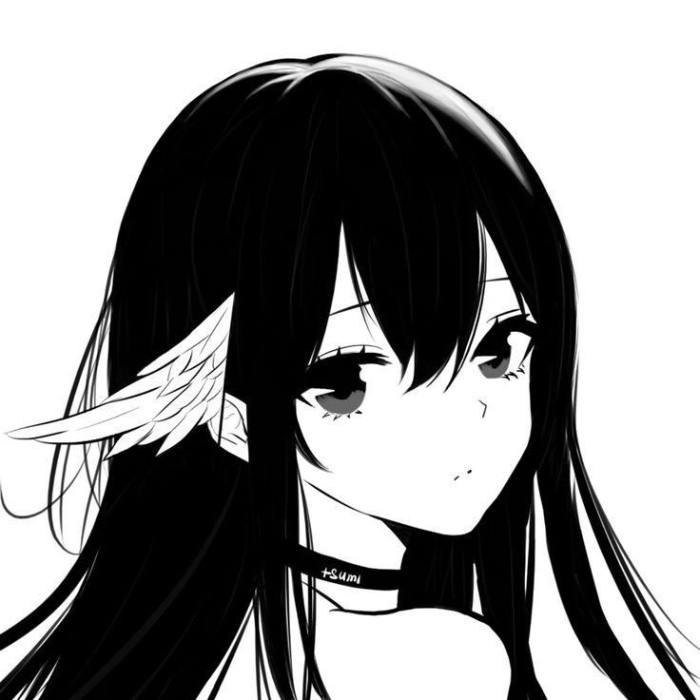 Hinh-avatar-anime-den-trang-don-gian-6