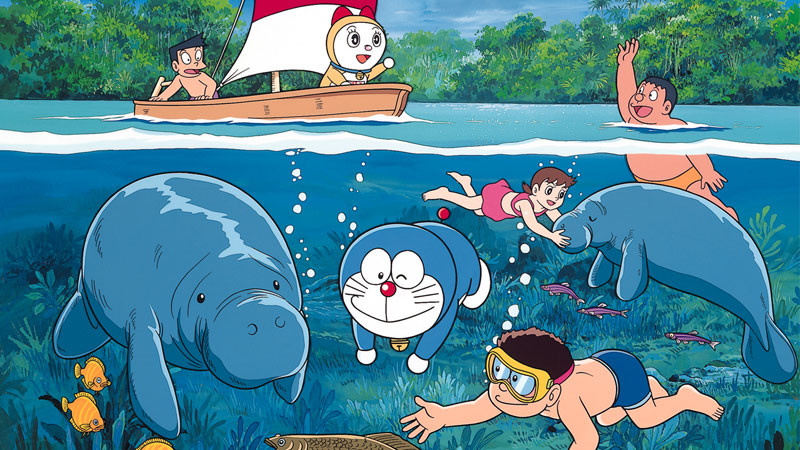 Doremon cùng nhóm bạn trong chuyến phiêu lưu trên mây