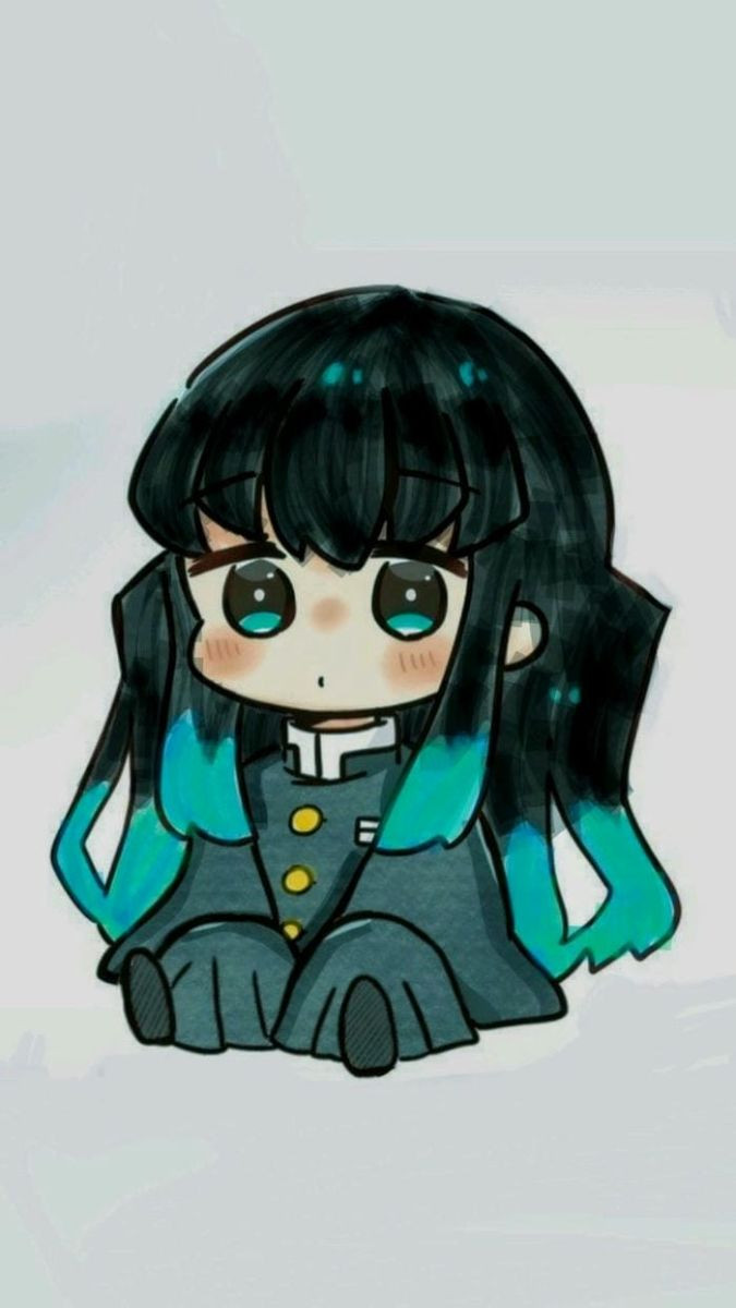 Hình nền điện thoại với ảnh hoạt hình Chibi phong cảnh