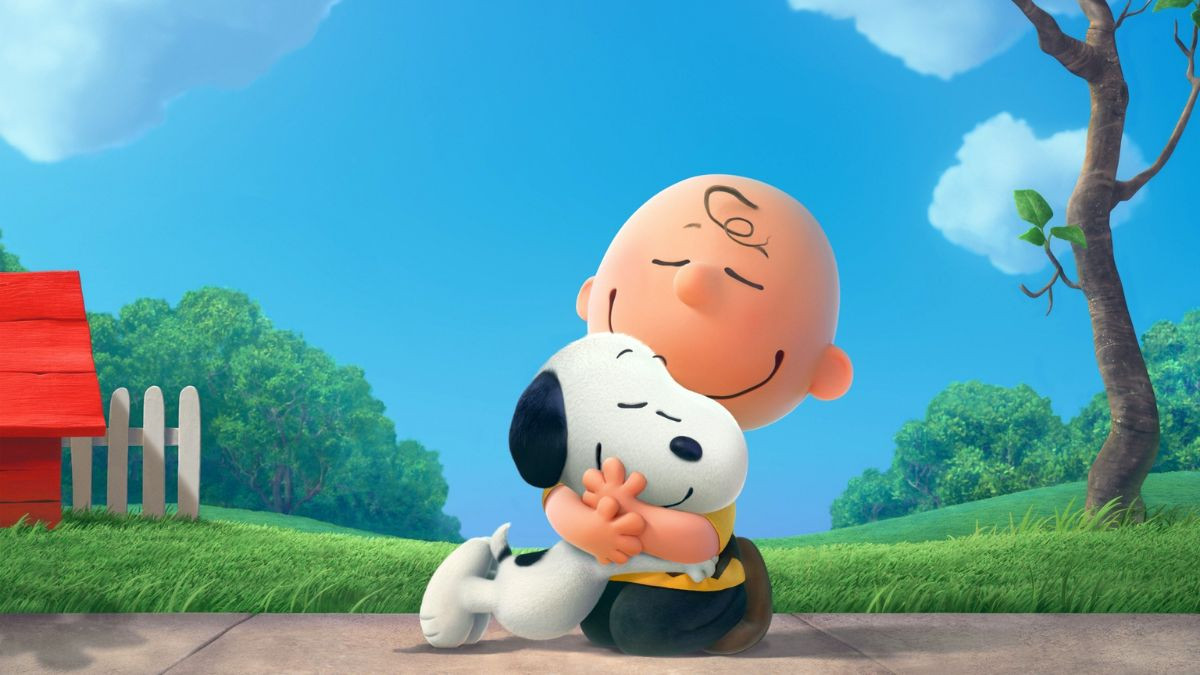 Tải hình ảnh nền hoạt hình cute cho máy tính với thiết kế tối giản