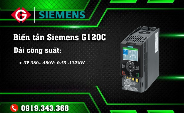 Biến tần Siemens Sinamics G120C compact