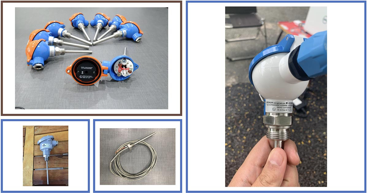 Các loại cảm biến nhiệt độ Pt100 và cặp nhiệt điện