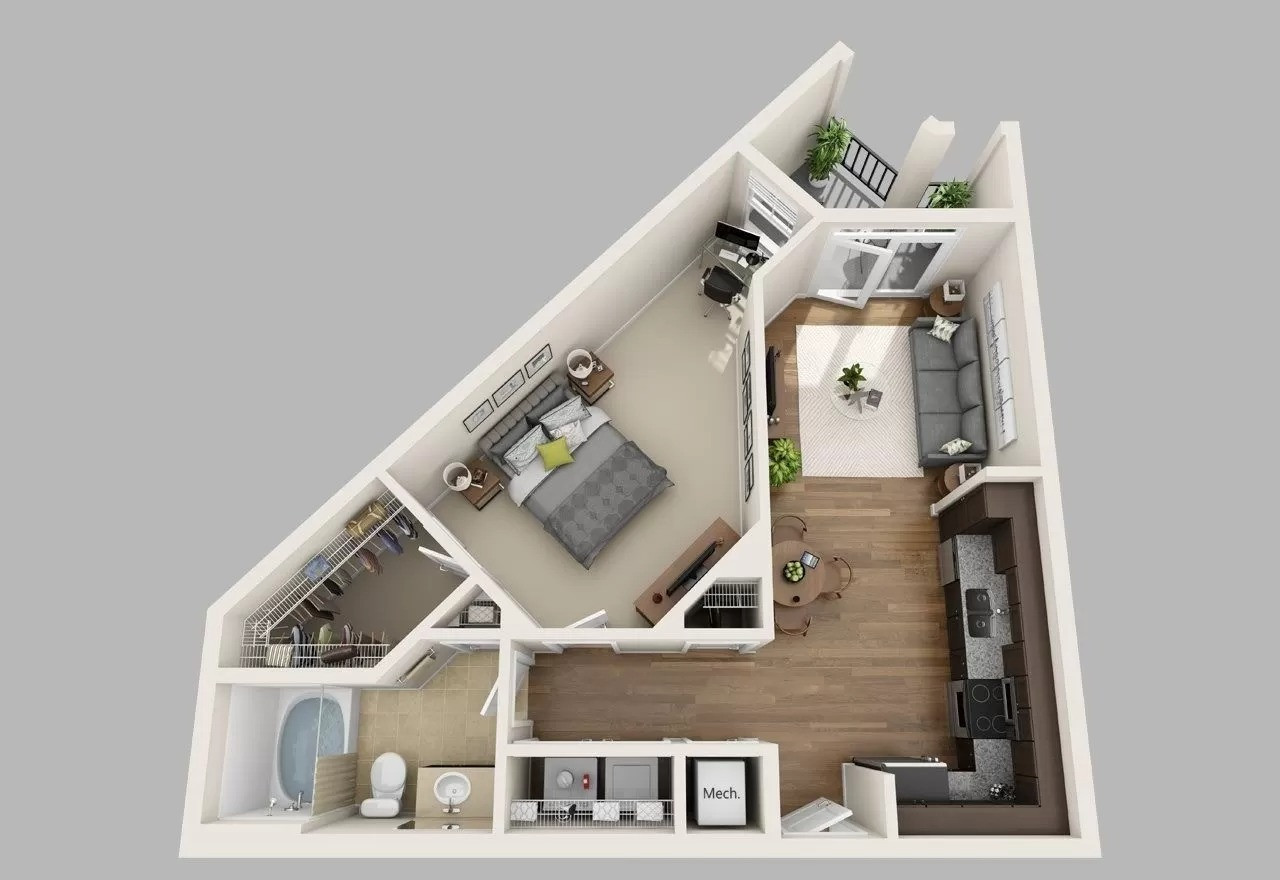 Hướng dẫn tính diện tích đất hình tam giác