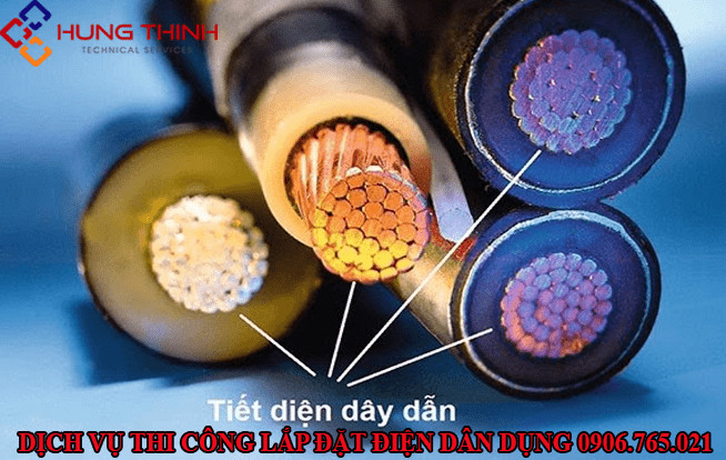 Sơ đồ hướng dẫn cách tính tiết diện dây dẫn điện trong nhà chi tiết theo công suất