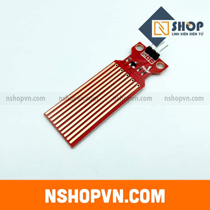 Hình ảnh cảm biến mực nước loại điện trở/điện dung nhìn từ trên xuống