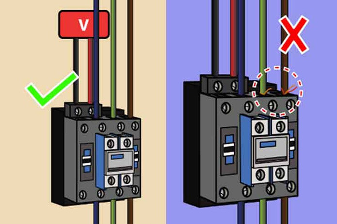 Sơ đồ đấu nối dây điện 3 pha thành 1 pha