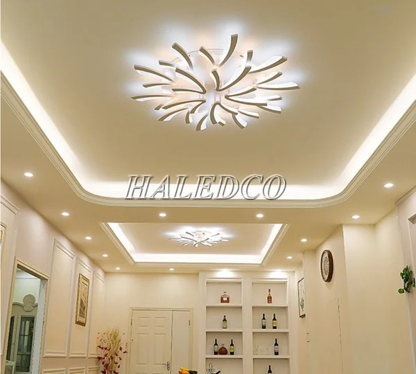 Đèn LED trần phong cách hiện đại cho trần nhà thấp