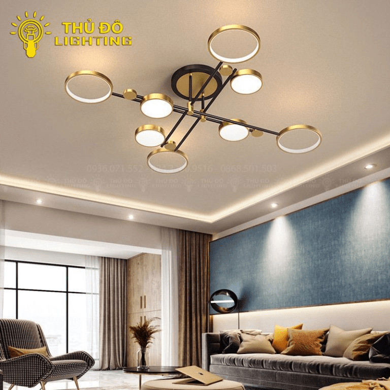 Đèn ốp trần LED đa năng mang lại vẻ đẹp hiện đại và tiện ích cho không gian sống