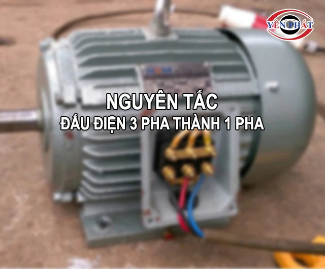 Hình ảnh minh họa các nguyên tắc cần tuân thủ khi chuyển đổi điện 3 pha sang 1 pha