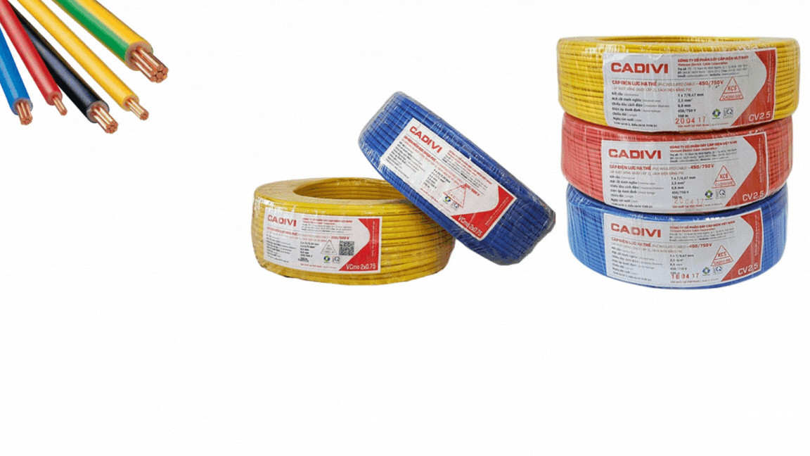 Linhkien283 phân phối dây điện Cadivi 4.0 dây đôi chính hãng, đảm bảo chất lượng