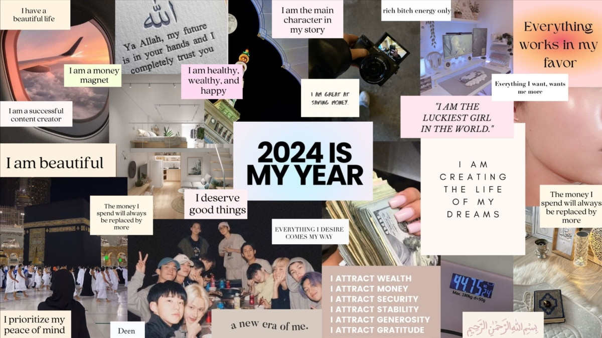 Một trong những cách để manifest được mọi người sử dụng nhiều nhất đó là làm vision board - tấm bảng tổng hợp ước muốn, mục tiêu của bản thân