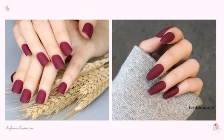 Nail màu đỏ nhám – Trào lưu làm đẹp hiện nay