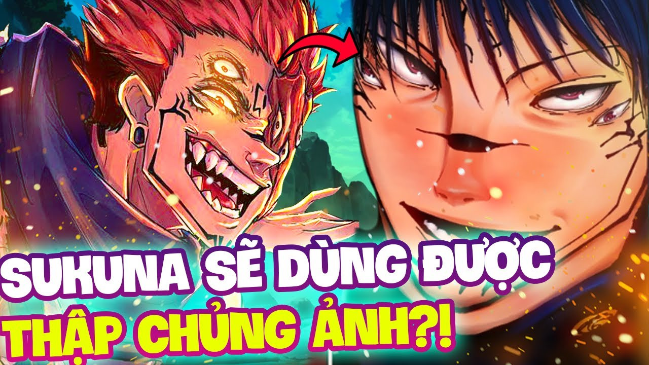 Sukuna với biểu cảm thách thức