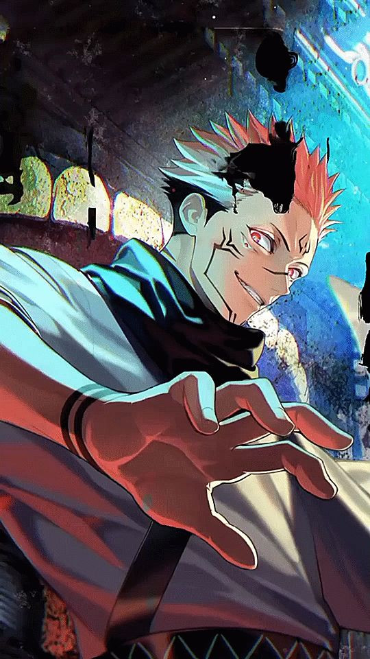 Sukuna trong Jujutsu Kaisen với vẻ mặt không chút sợ hãi trước mọi đối thủ