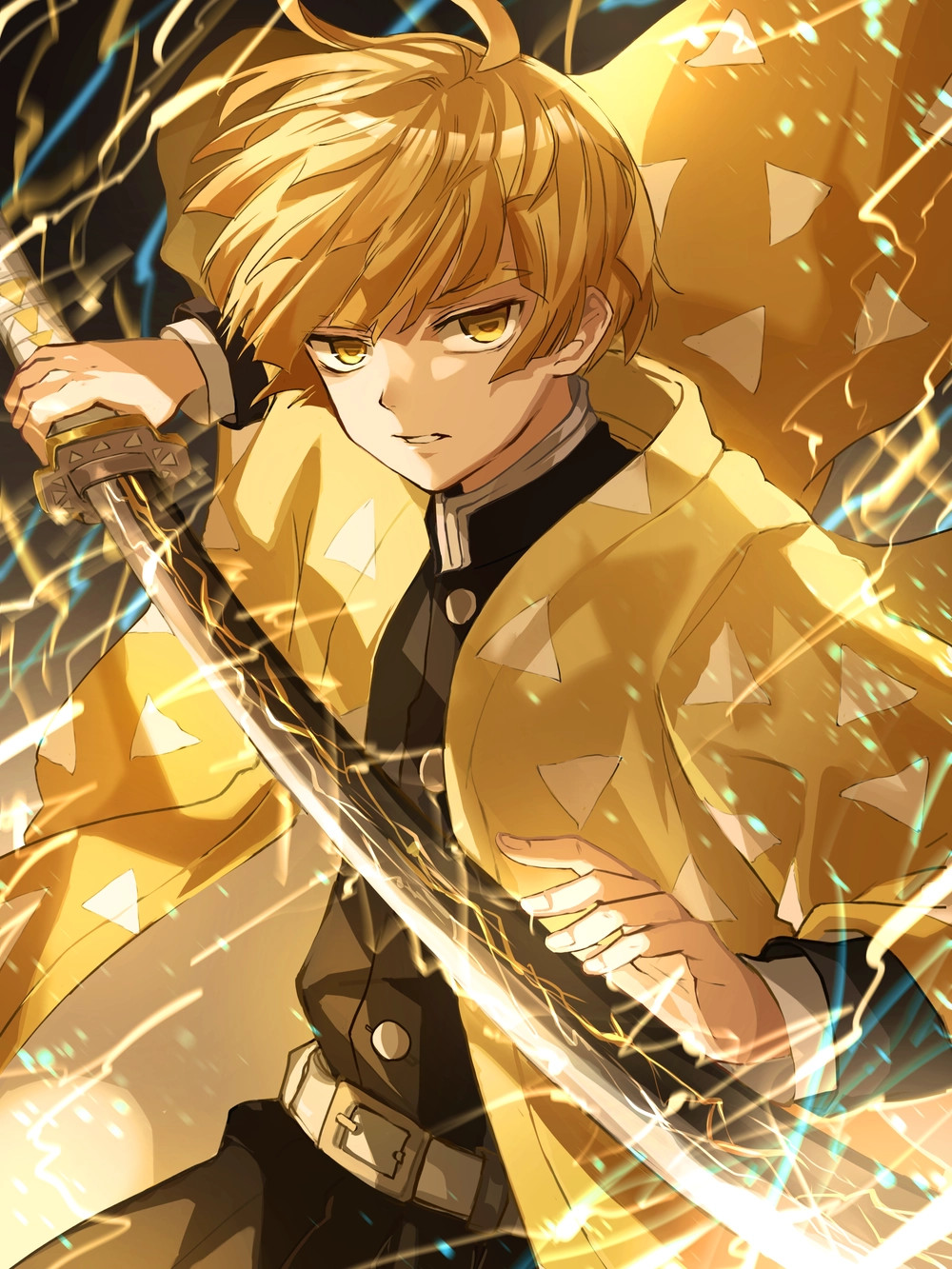 Hình ảnh Zenitsu toàn thân