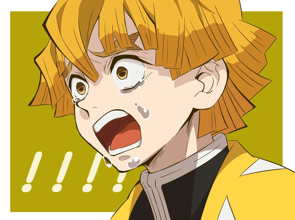 Hình ảnh anime Zenitsu đẹp lạ, độc đáo