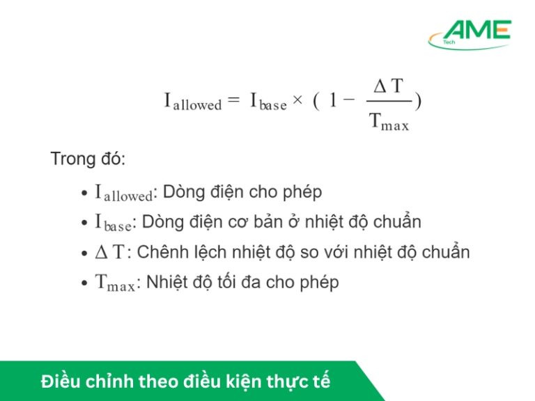 Điều chỉnh theo điều kiện thực tế