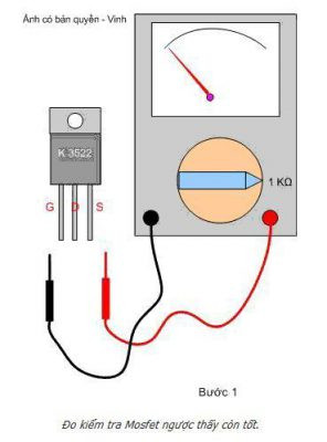 Bước 1: Chuẩn bị đồng hồ thang x1KW