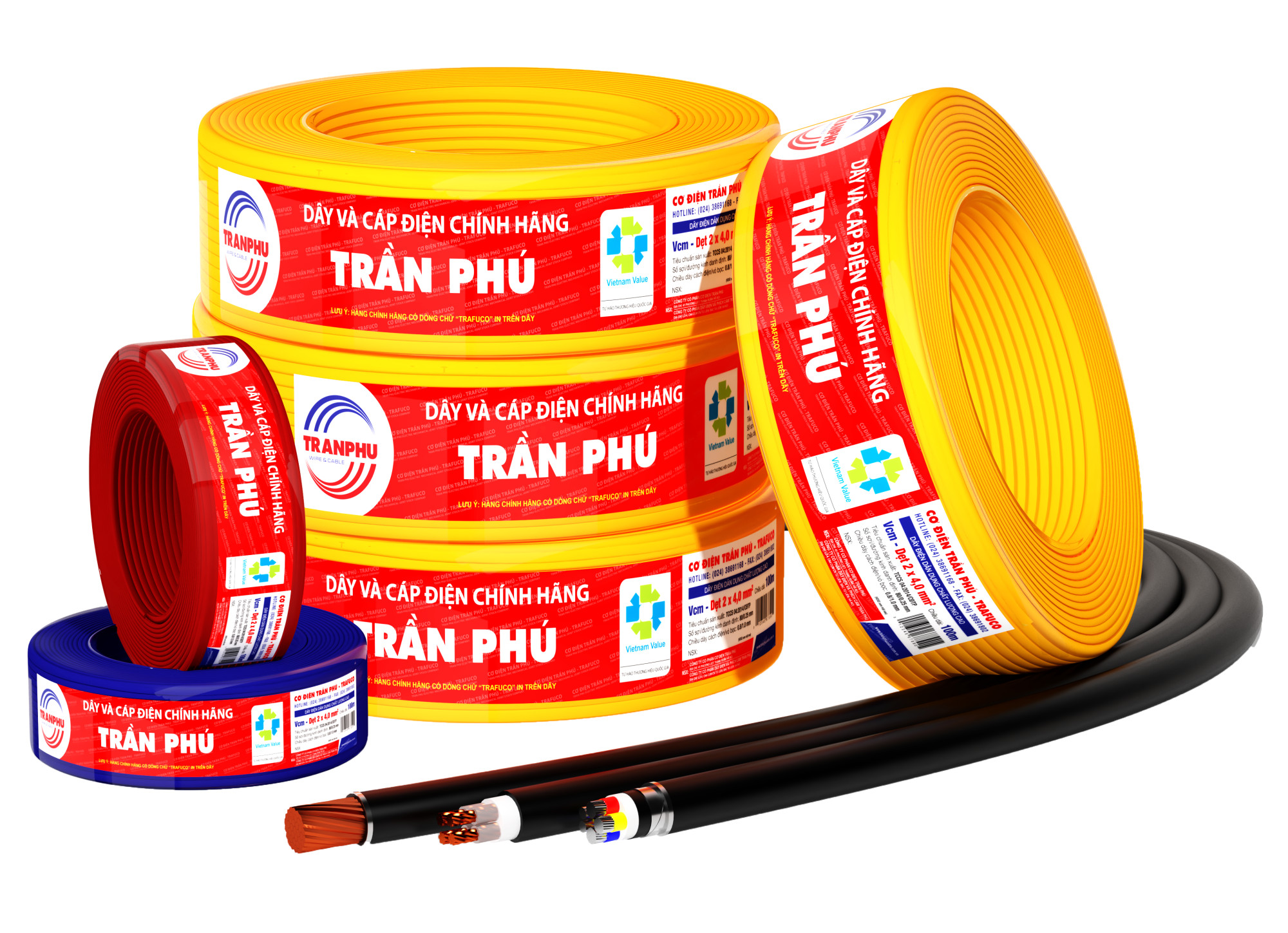 Cấu tạo các loại dây cáp điện phổ biến dùng trong hệ thống điện gia đình