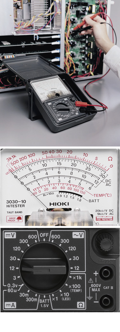 Mặt đồng hồ dễ đọc của Hioki 3030-10
