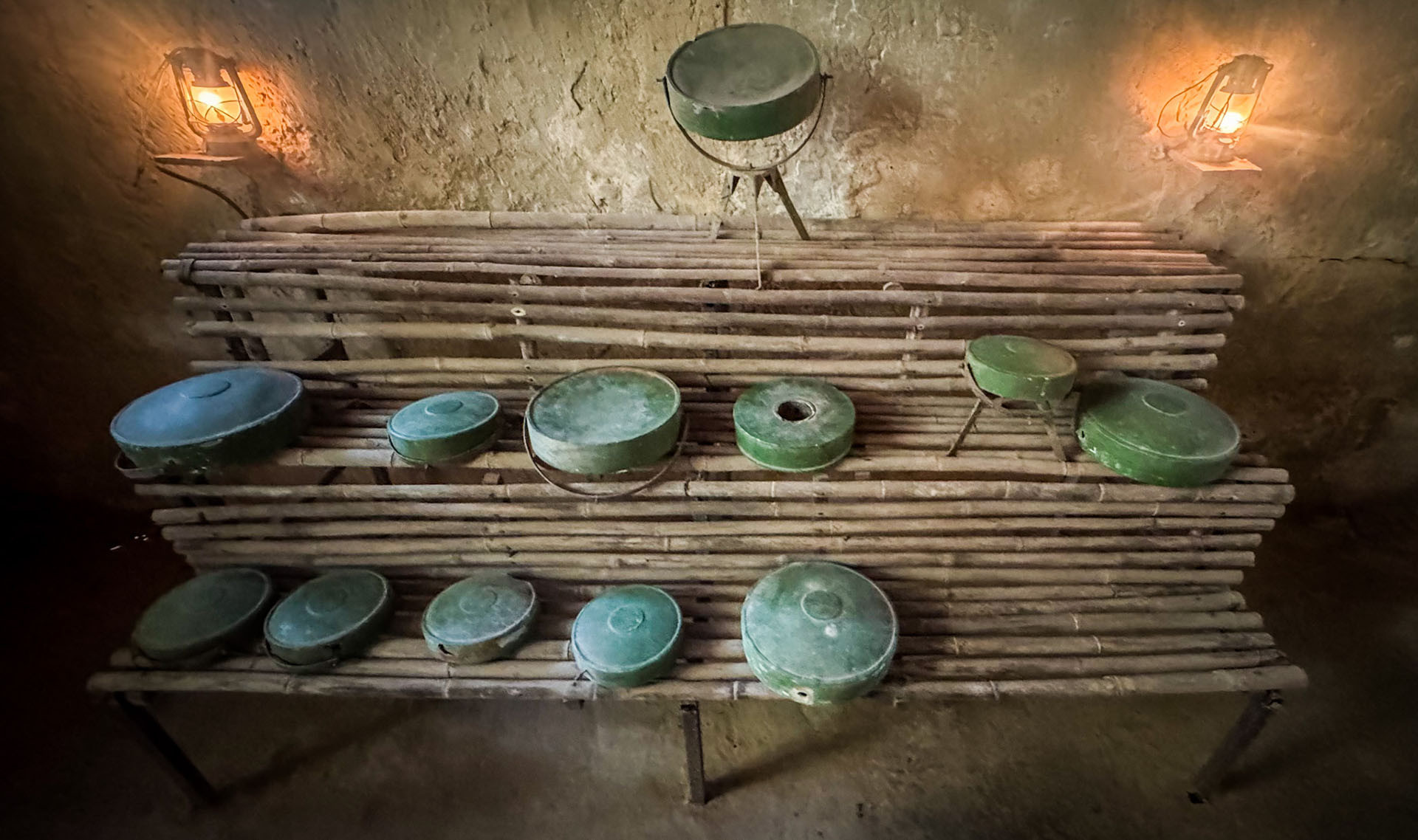 Không gian sinh hoạt giản dị dưới lòng địa đạo Củ Chi