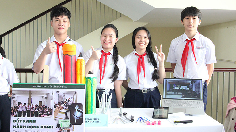 Chương trình giúp các em tự tin, năng động hơn.