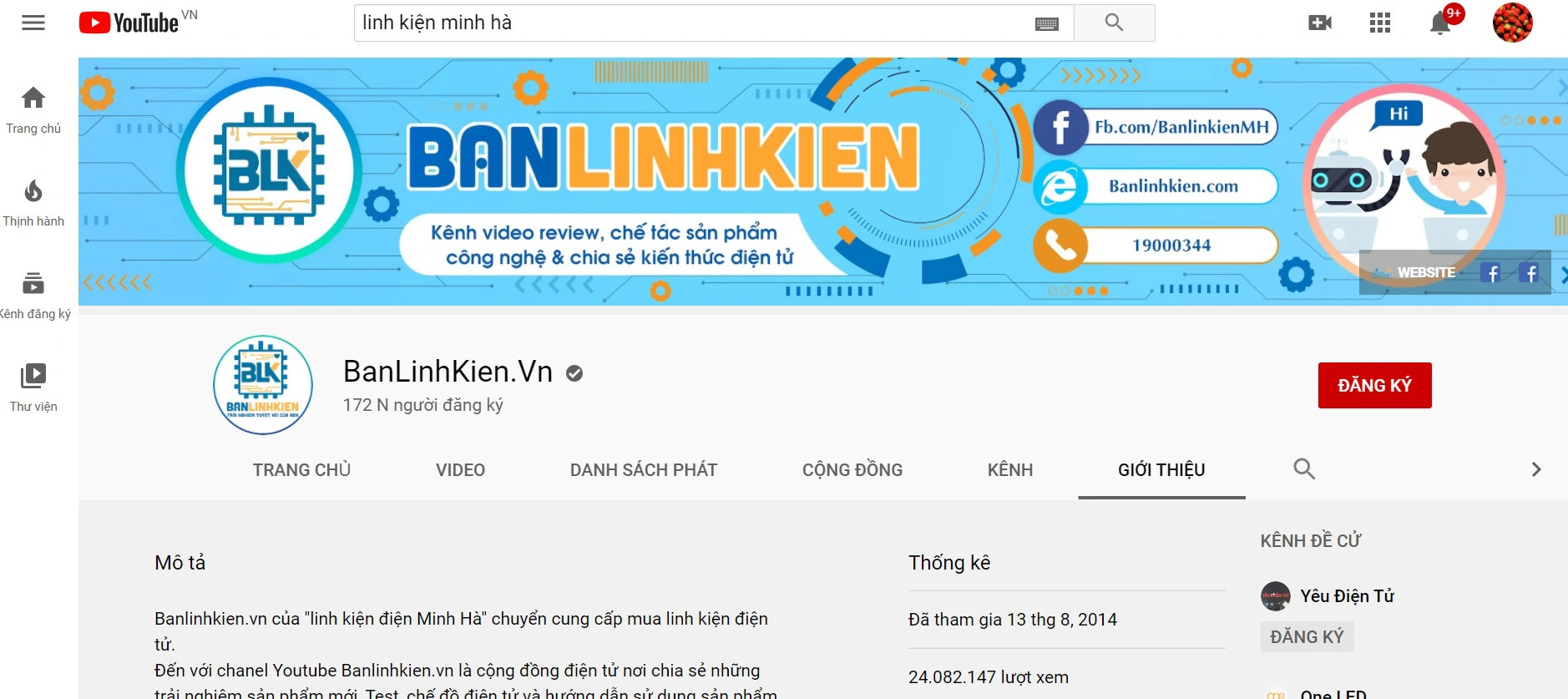 Cửa hàng Linh Kiện Điện Tử Minh Hà với nhiều chi nhánh
