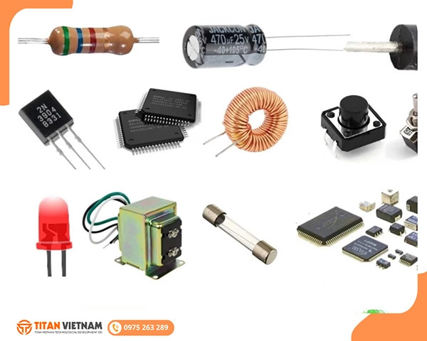 Bảng tên các linh kiện điện tử cơ bản và ký hiệu của chúng
