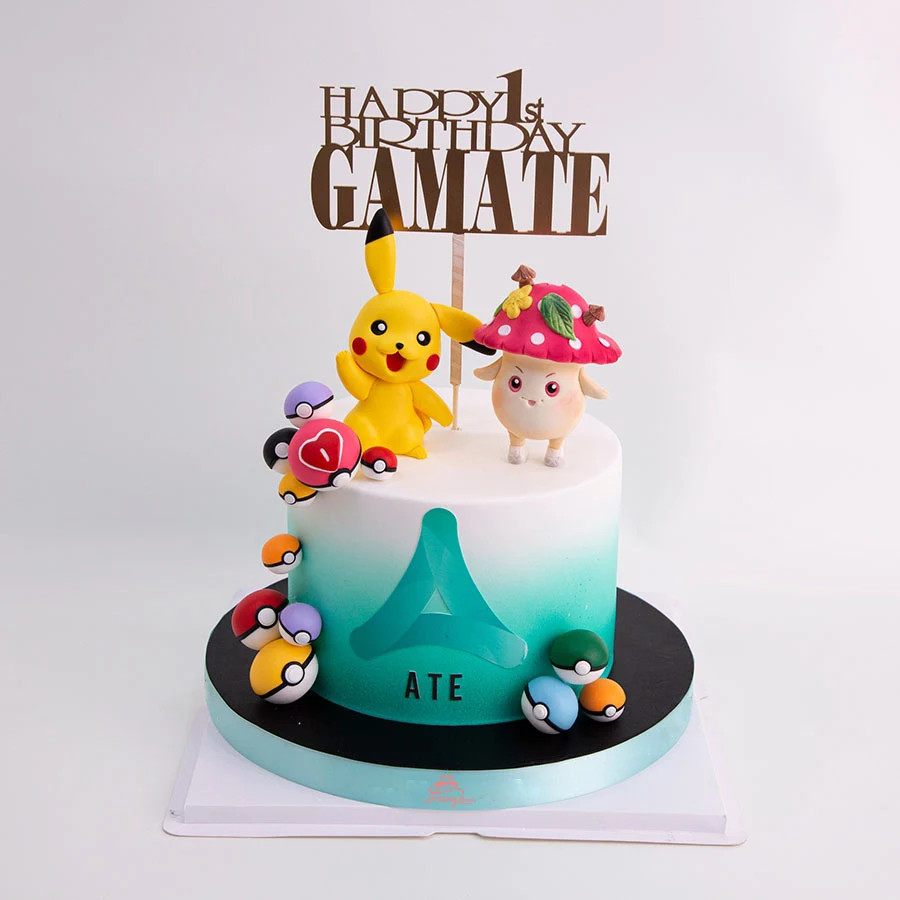 Bánh sinh nhật hình Pikachu dễ thương