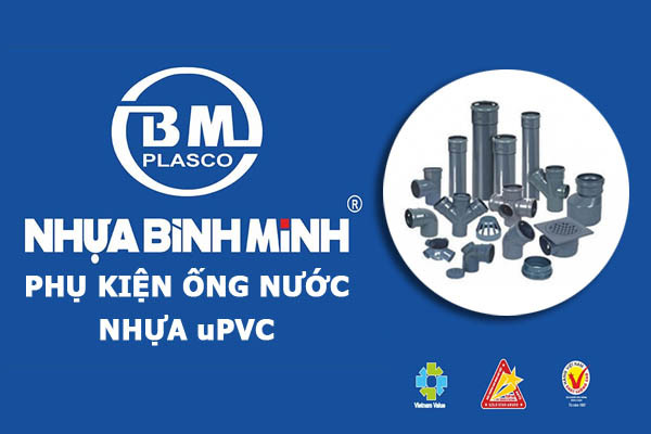 Phụ kiện uPVC Bình Minh chính hãng, giải pháp tiết kiệm chi phí