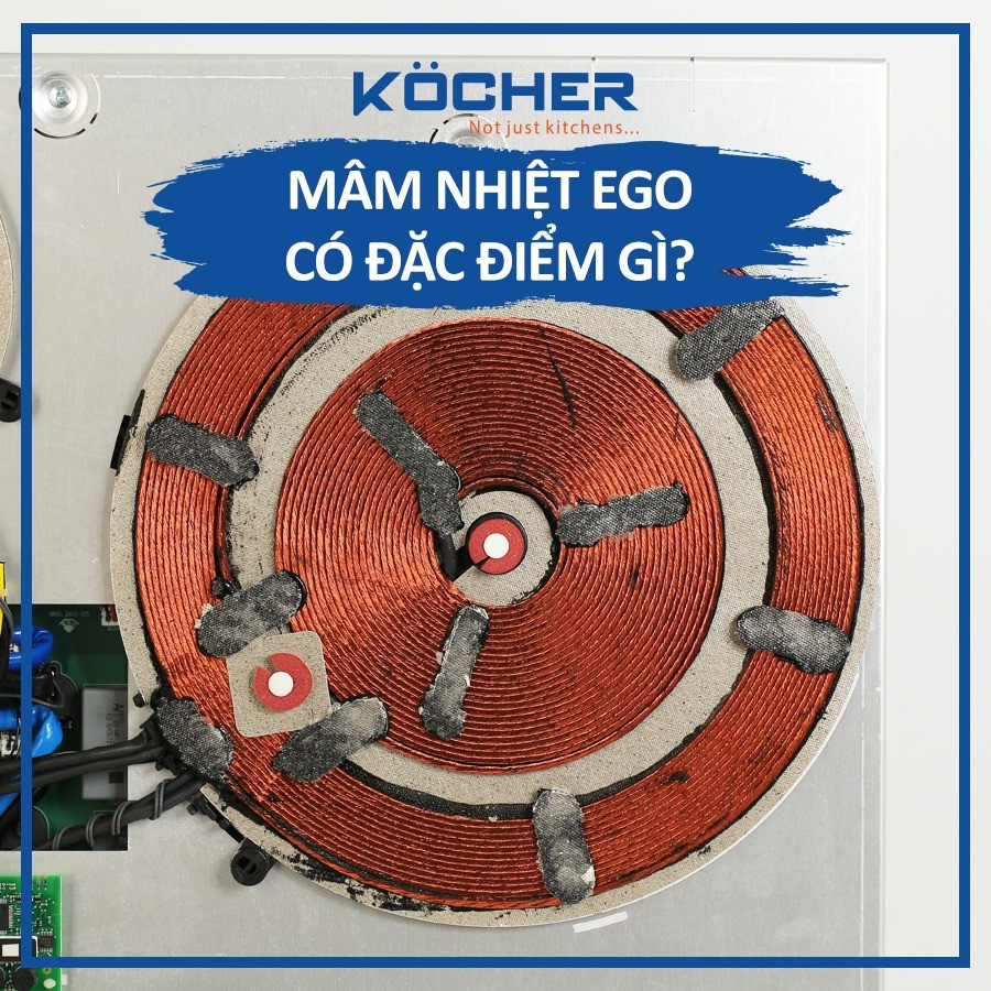 Mâm nhiệt bếp từ với cuộn dây đồng