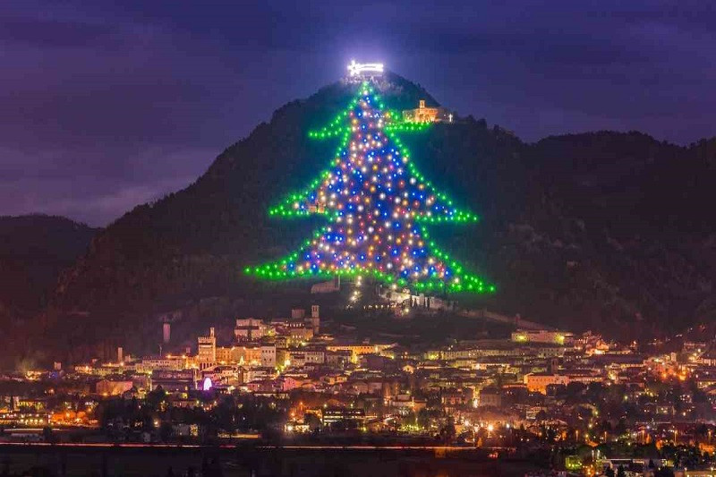 Cây thông Noel nhỏ xinh đặt trên bàn, trang trí tối giản nhưng cuốn hút